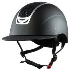 Horze Arix Crystal Helmet -Sports - Equestrian Riding Shop 30065 BL BL 1