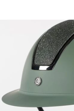 Horze Monarch Metallic Glitter Helmet -Sports - Equestrian Riding Shop 30073 BKGR GR 04