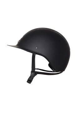 Horze Noir Riding Helmet With Shiny Frame & Sun Visor 24 Horze Noir Riding Helmet With Shiny Frame & Sun Visor -Sports - Equestrian Riding Shop 30084 BL 3