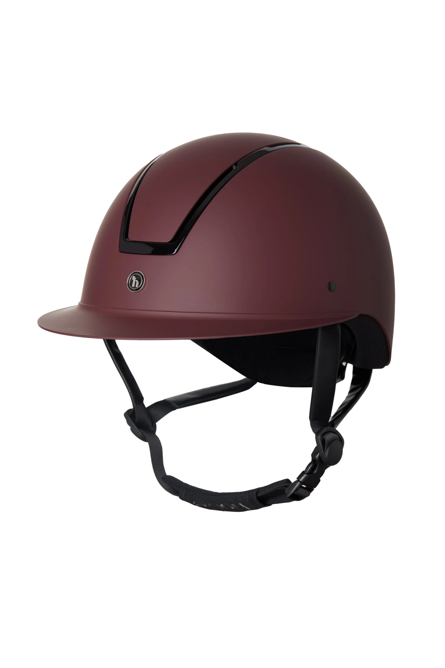 Horze Noir Riding Helmet With Shiny Frame & Sun Visor 16 Horze Noir Riding Helmet With Shiny Frame & Sun Visor - Image 14