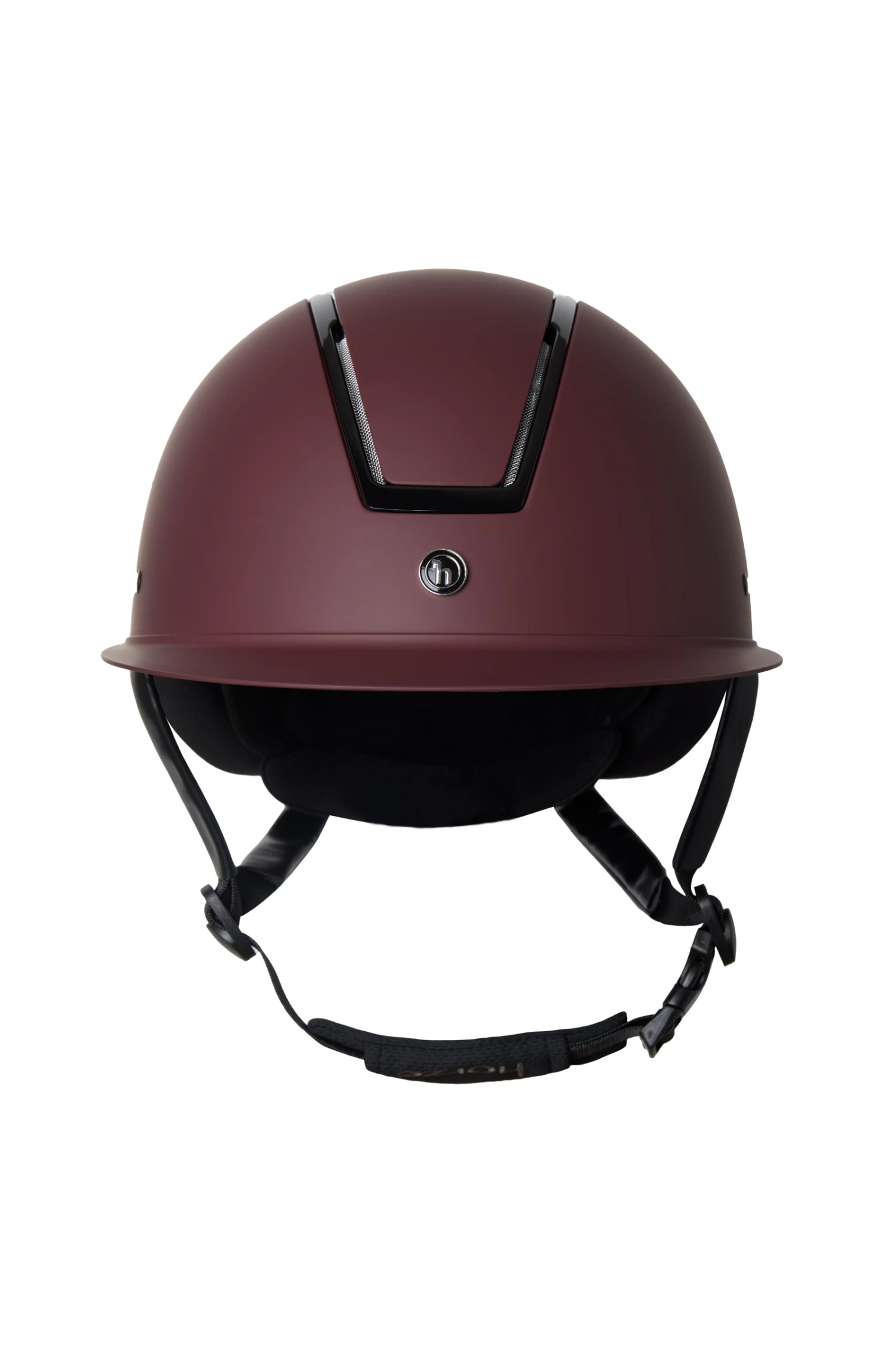 Horze Noir Riding Helmet With Shiny Frame & Sun Visor 17 Horze Noir Riding Helmet With Shiny Frame & Sun Visor - Image 15