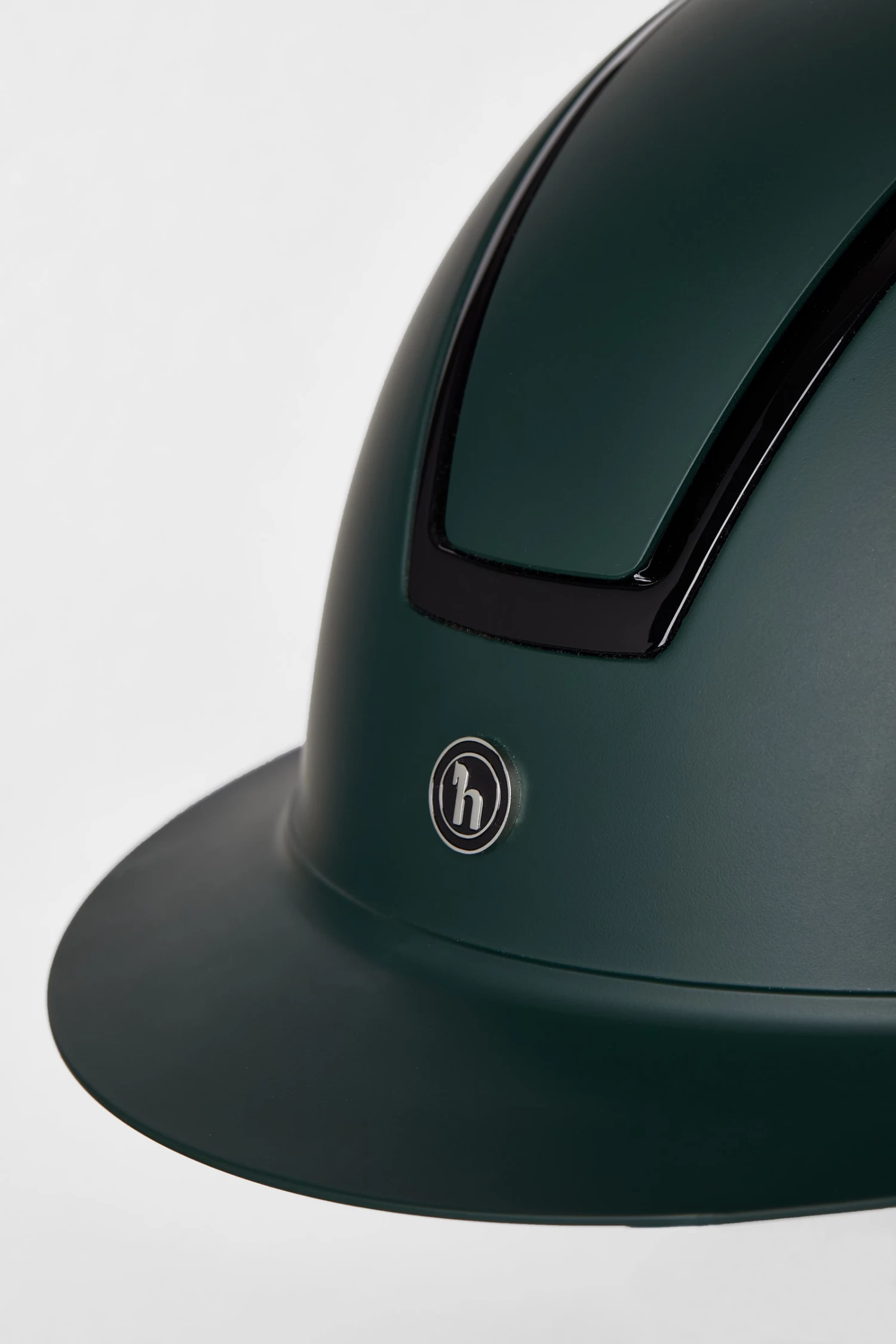 Horze Noir Riding Helmet With Shiny Frame & Sun Visor 13 Horze Noir Riding Helmet With Shiny Frame & Sun Visor - Image 11