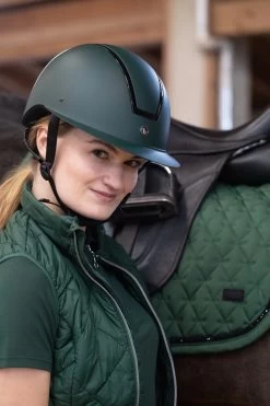 Horze Noir Riding Helmet With Shiny Frame & Sun Visor 34 Horze Noir Riding Helmet With Shiny Frame & Sun Visor -Sports - Equestrian Riding Shop 30084 mvgr 07