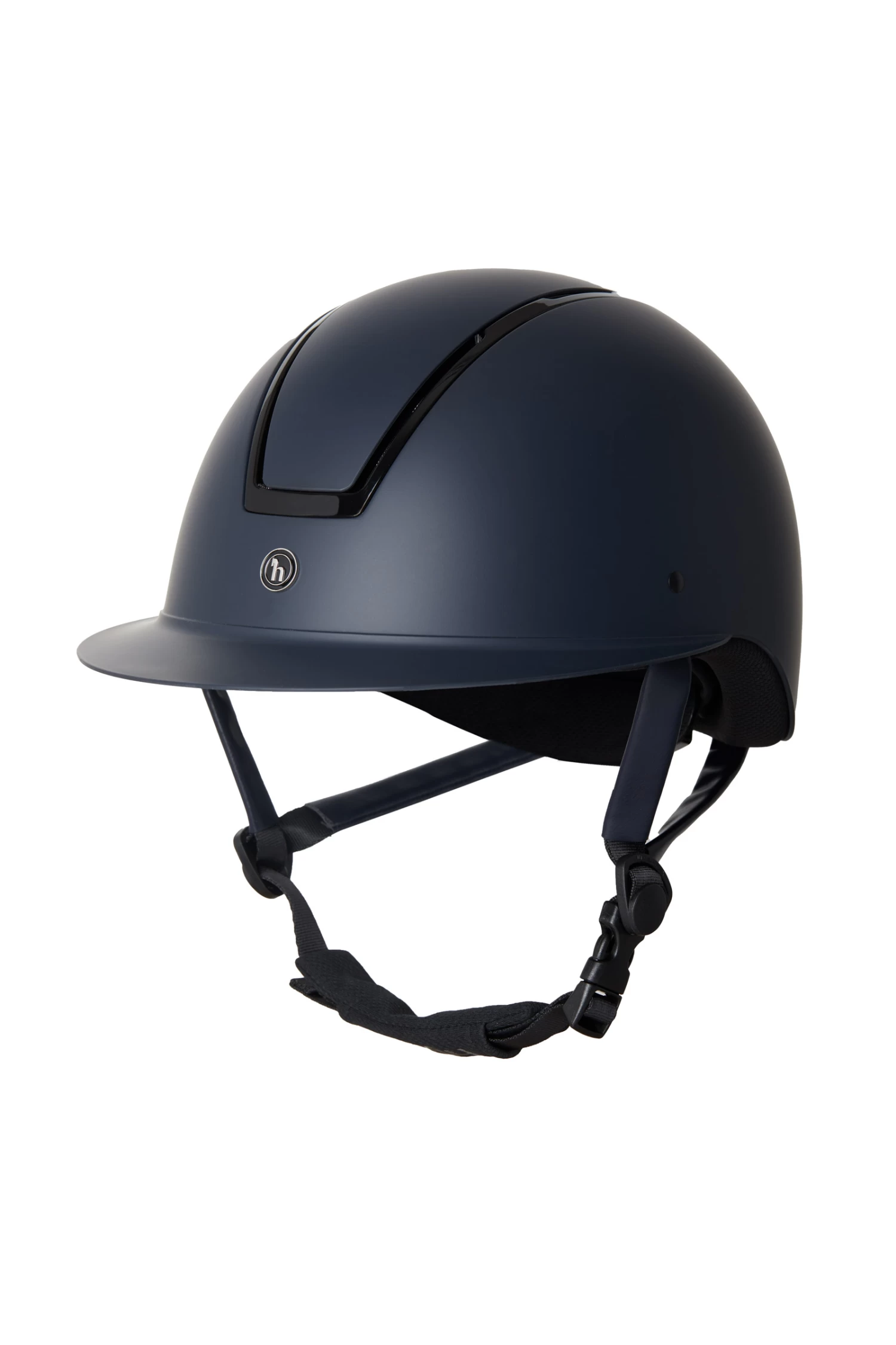 Horze Noir Riding Helmet With Shiny Frame & Sun Visor 22 Horze Noir Riding Helmet With Shiny Frame & Sun Visor - Image 20