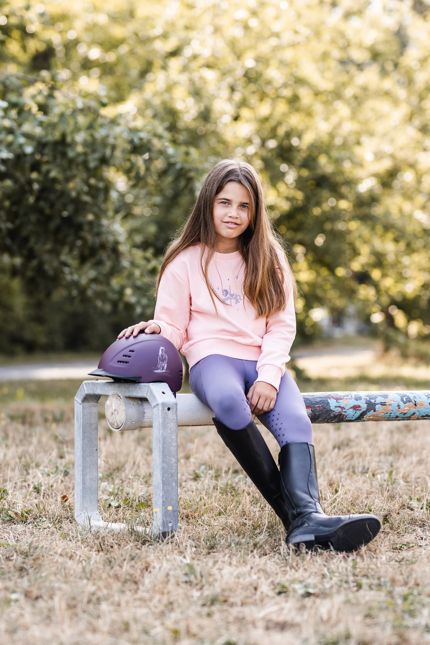 Horze Wendy Kids' Riding Helmet 9 Horze Wendy Kids' Riding Helmet - Image 7