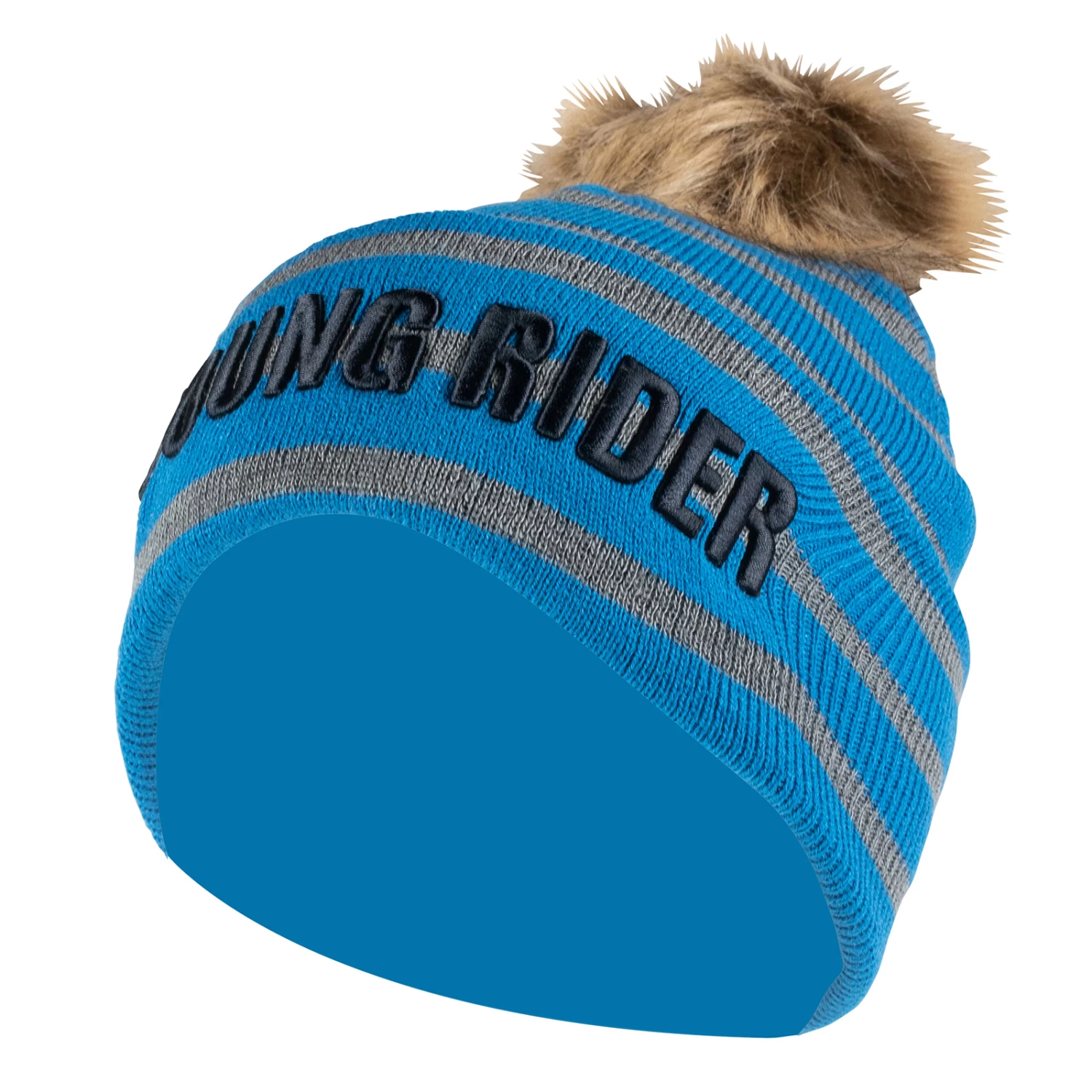 Horze Terry Kids Reflective Knitted Hat 5 Horze Terry Kids Reflective Knitted Hat - Image 3