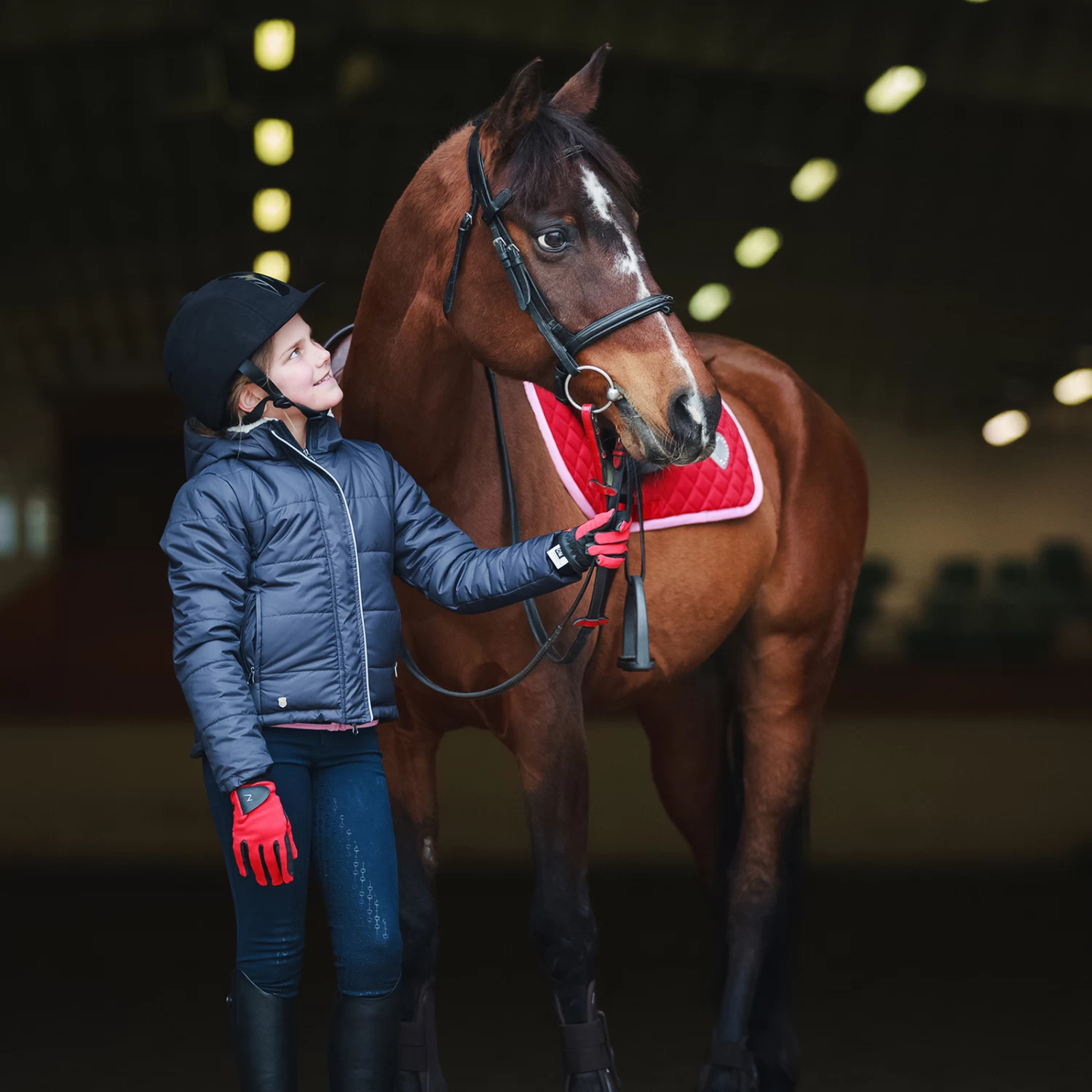 Horze Rimma Kids Winter Riding Gloves 4 Horze Rimma Kids Winter Riding Gloves - Image 2