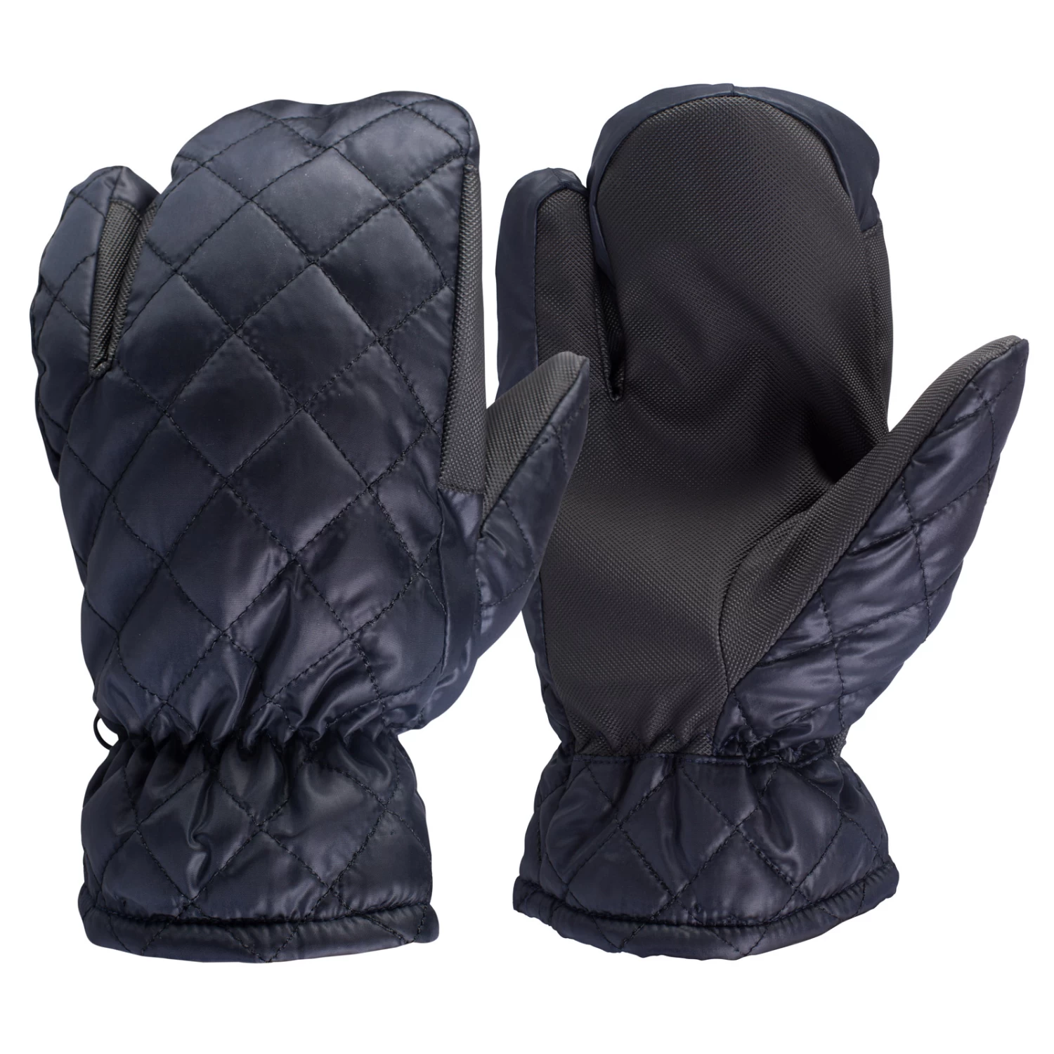 Horze Quilted 3-finger Winter Riding Gloves 5 Horze Quilted 3-finger Winter Riding Gloves - Image 3