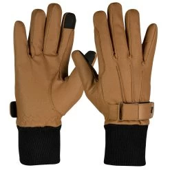 Horze PU Leather Fleece-Lined Riding Gloves -Sports - Equestrian Riding Shop 31705 TBBR 1
