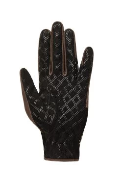 Horze Lianna Riding Gloves With PU Palm -Sports - Equestrian Riding Shop 31720 BDBR 3