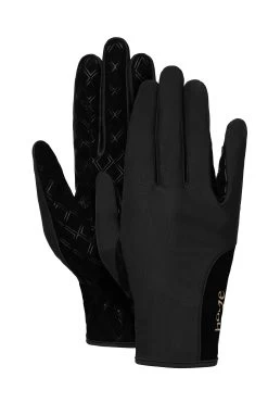 Horze Lianna Riding Gloves With PU Palm -Sports - Equestrian Riding Shop 31720 bl 01