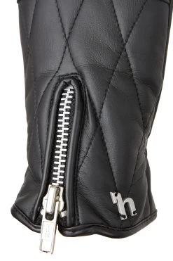 Horze Theresa Women's Vegan Leather Winter Riding Gloves -Sports - Equestrian Riding Shop 31726 bl 04