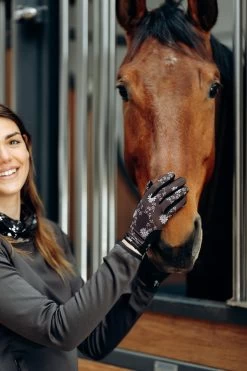 Horze Edina Women's Printed Riding Gloves 26 Horze Edina Women's Printed Riding Gloves -Sports - Equestrian Riding Shop 31729 afbr 05