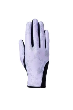 Horze Edina Women's Printed Riding Gloves 38 Horze Edina Women's Printed Riding Gloves -Sports - Equestrian Riding Shop 31729 ohpu 02