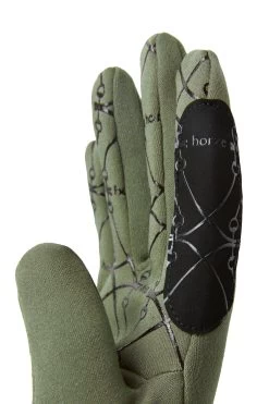 Horze Raya Thermo Riding Gloves -Sports - Equestrian Riding Shop 31730 BKGR 4