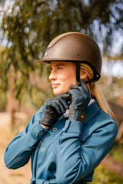 Horze Elenor Women's Mesh Riding Gloves -Sports - Equestrian Riding Shop 31748 581 07