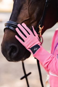 Horze Finola Kid's Glitter Riding Gloves 20 Horze Finola Kid's Glitter Riding Gloves -Sports - Equestrian Riding Shop 31756 353 07