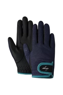 Horze Finola Kid's Glitter Riding Gloves 21 Horze Finola Kid's Glitter Riding Gloves -Sports - Equestrian Riding Shop 31756 590 01