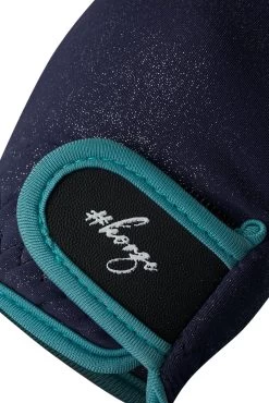 Horze Finola Kid's Glitter Riding Gloves 25 Horze Finola Kid's Glitter Riding Gloves -Sports - Equestrian Riding Shop 31756 590 05