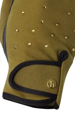 Horze Joana Winter Riding Gloves With Rhinestones -Sports - Equestrian Riding Shop 31763 676 05