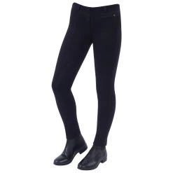 Dublin Supa-fit Pull On Knee Patch Jodhpurs, Junior -Sports - Equestrian Riding Shop 323896 BL 1