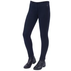 Dublin Supa-fit Pull On Knee Patch Jodhpurs, Junior -Sports - Equestrian Riding Shop 323896 DB 1
