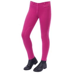 Dublin Supa-fit Pull On Knee Patch Jodhpurs, Junior -Sports - Equestrian Riding Shop 323896 PI 1