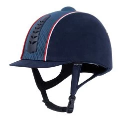 Dublin Silver Pro Piped Helmet (52-55) -Sports - Equestrian Riding Shop 323906 DB WH RE 3