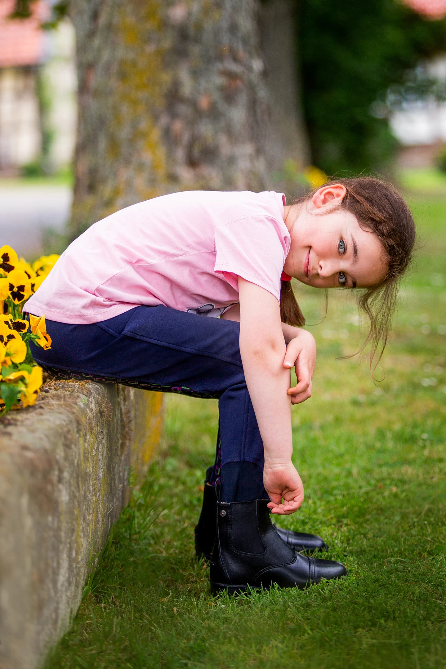 Suedwind Footwear Nova Kids Front Zip Soft Jodhpur Boots 4 Suedwind Footwear Nova Kids Front Zip Soft Jodhpur Boots - Image 2