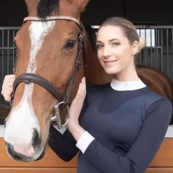 Cavalliera Riding Show Shirt High Style Long Sleeve -Sports - Equestrian Riding Shop 330132 DB DB 2