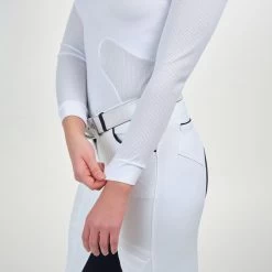 Cavalliera Riding Show Shirt High Style Long Sleeve -Sports - Equestrian Riding Shop 330132 WH WH 2