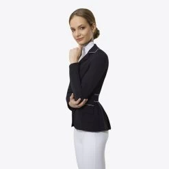 Cavalliera Riding Softshell Show Jacket Crystal Purity -Sports - Equestrian Riding Shop 330139 BL 3