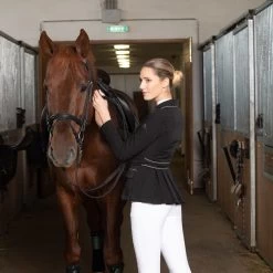 Cavalliera Riding Softshell Show Jacket Crystal Purity -Sports - Equestrian Riding Shop 330139 BL 4