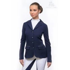 Cavalliera Riding Softshell Show Jacket Crystal Purity -Sports - Equestrian Riding Shop 330139 DB 1