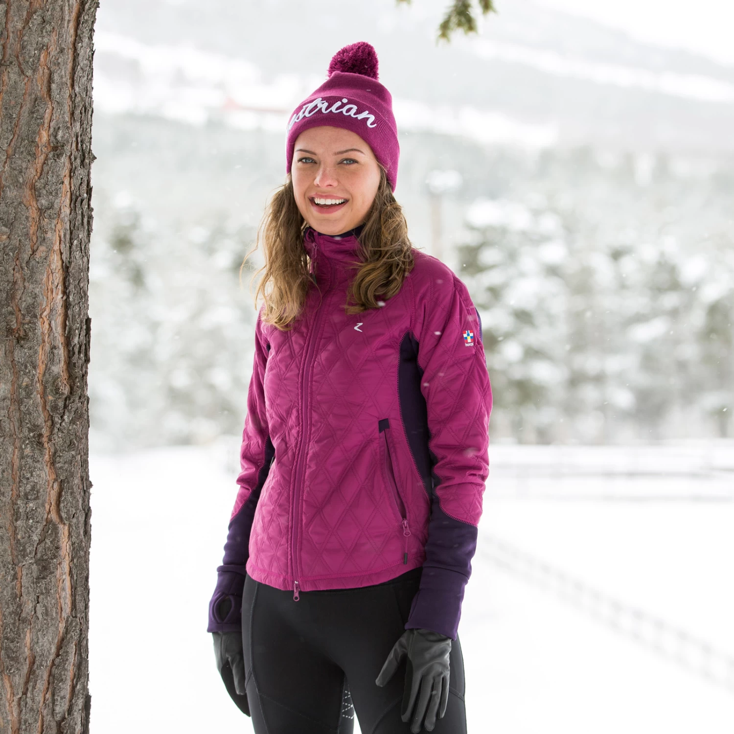 Horze Zoe Women's Lightweight Padded Riding Jacket 17 Horze Zoe Women's Lightweight Padded Riding Jacket - Image 15