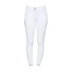 Cavalleria Toscana American Knee Grip Breeches For Women With Perforated Logo Tape 23 Cavalleria Toscana American Knee Grip Breeches For Women With Perforated Logo Tape -Sports - Equestrian Riding Shop 331276 WH 2
