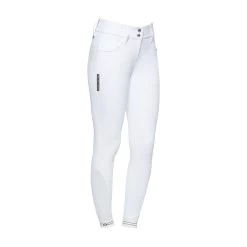 Cavalleria Toscana American Knee Grip Breeches For Women With Perforated Logo Tape 24 Cavalleria Toscana American Knee Grip Breeches For Women With Perforated Logo Tape -Sports - Equestrian Riding Shop 331276 WH 3
