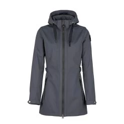 Horze Freya Women's Long Soft-shell Riding Jacket -Sports - Equestrian Riding Shop 33154 CG 1