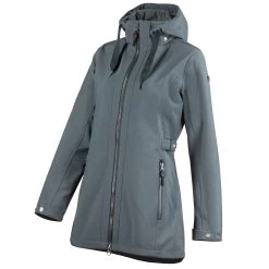 Horze Freya Women's Long Soft-shell Riding Jacket -Sports - Equestrian Riding Shop 33154 CRDG 2