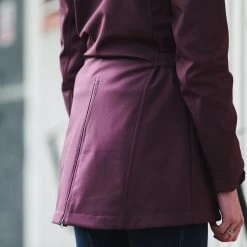 Horze Freya Women's Long Soft-shell Riding Jacket -Sports - Equestrian Riding Shop 33154 PRPU 11