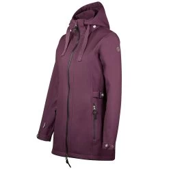 Horze Freya Women's Long Soft-shell Riding Jacket -Sports - Equestrian Riding Shop 33154 PRPU 2