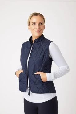 Horze Women's Classic Quilted Riding Vest -Sports - Equestrian Riding Shop 33211 pdb 02
