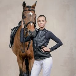 Cavalliera Grace Riding Vest With Waterproof Inserts 7 Cavalliera Grace Riding Vest With Waterproof Inserts -Sports - Equestrian Riding Shop 332327 BL BL 2