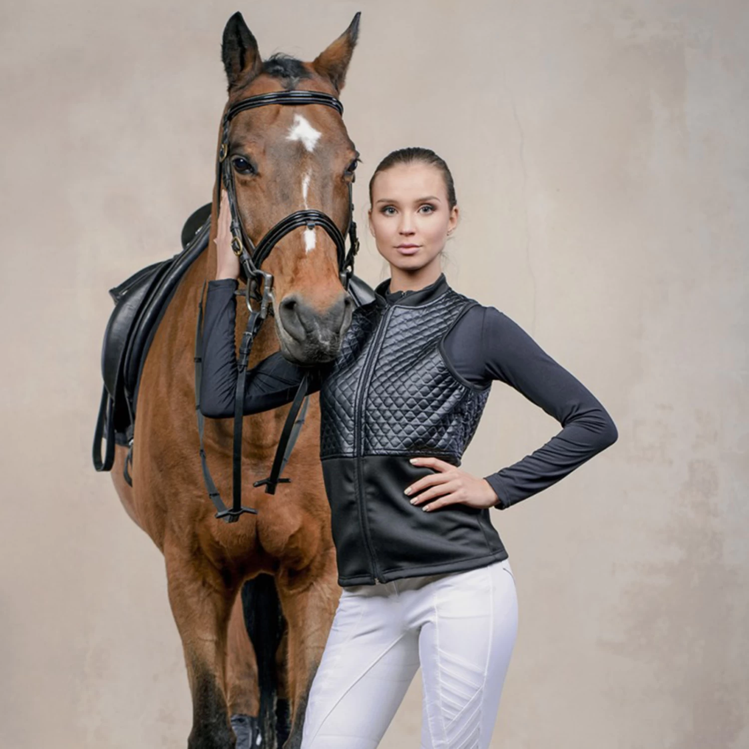 Cavalliera Grace Riding Vest With Waterproof Inserts 4 Cavalliera Grace Riding Vest With Waterproof Inserts - Image 2