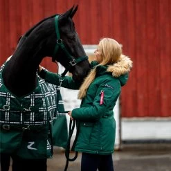 Horze Brooke Women's Long Parka Riding Jacket -Sports - Equestrian Riding Shop 33353 BTGR 11