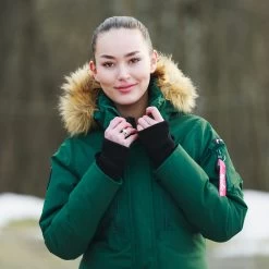 Horze Brooke Women's Long Parka Riding Jacket -Sports - Equestrian Riding Shop 33353 BTGR 7