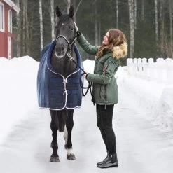 Horze Brooke Women's Long Parka Riding Jacket -Sports - Equestrian Riding Shop 33353 FNGR 5