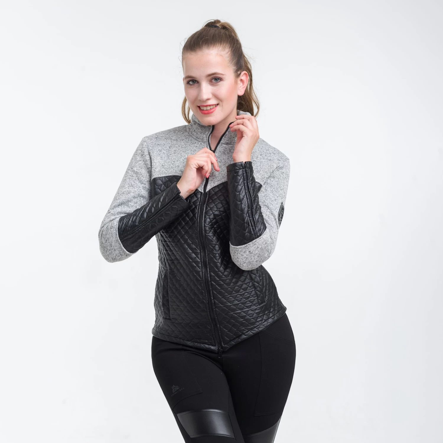 Cavalliera Capital Knitted Riding Jacket W/ Waterproof Inserts 3 Cavalliera Capital Knitted Riding Jacket W/ Waterproof Inserts