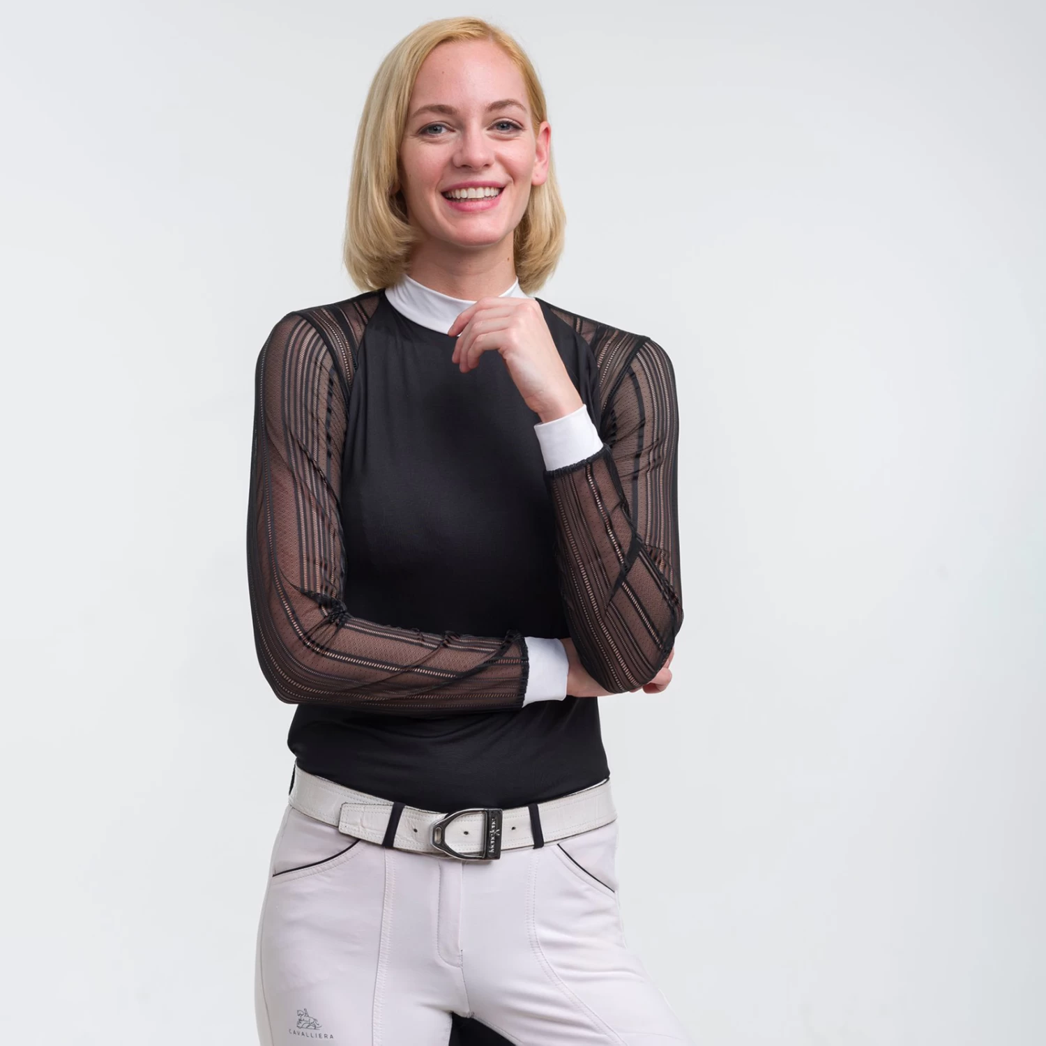 Cavalliera Contessa Women's Long Sleeve Show Shirt 3 Cavalliera Contessa Women's Long Sleeve Show Shirt