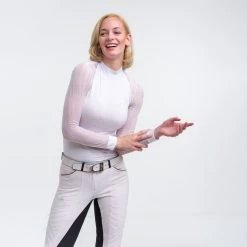 Cavalliera Contessa Women's Long Sleeve Show Shirt 10 Cavalliera Contessa Women's Long Sleeve Show Shirt -Sports - Equestrian Riding Shop 333724 WH 1